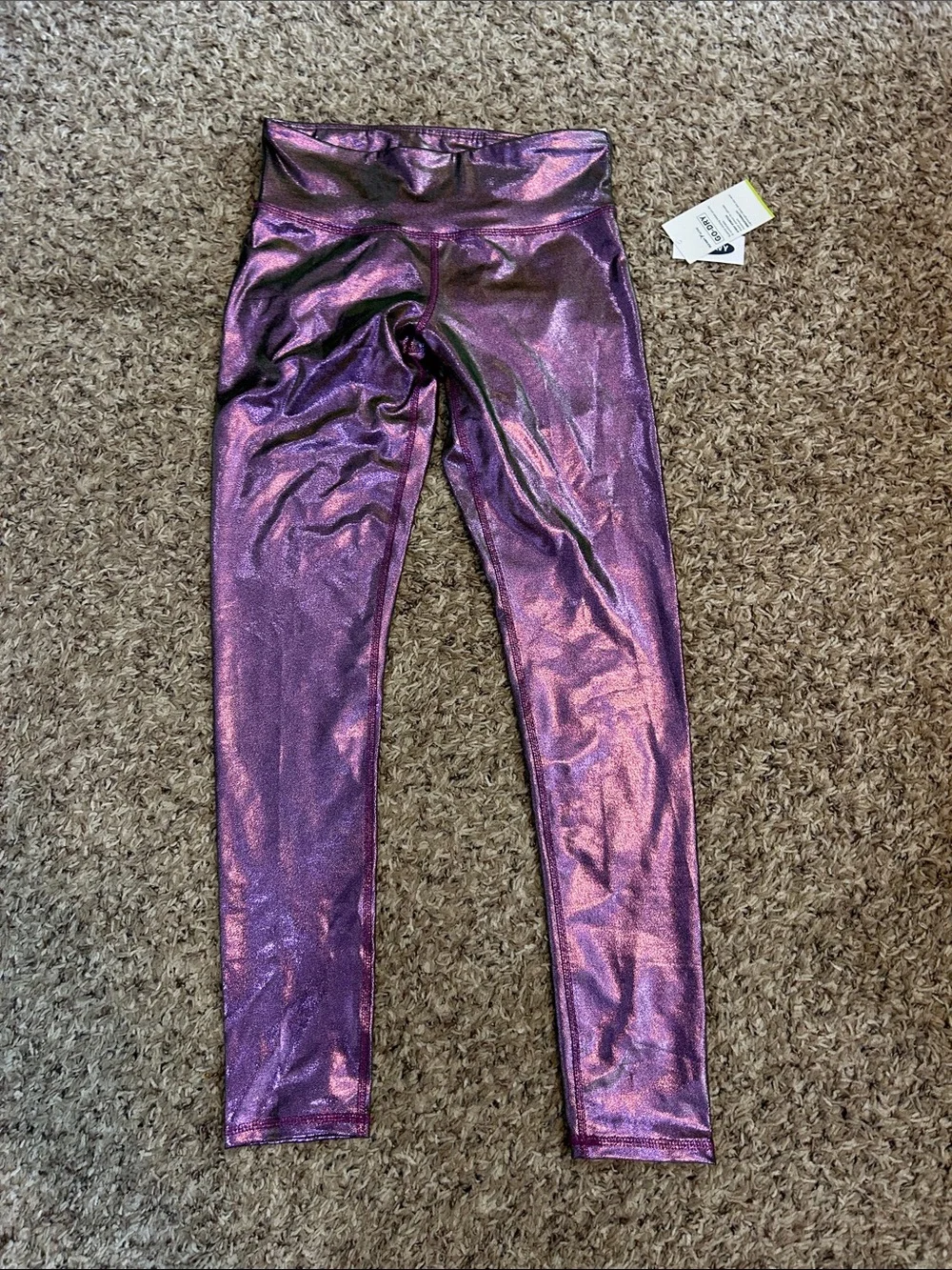 Old Navy Metallic Purple Girls' Leggings
